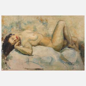 C. Bouget, Ruhender Akt