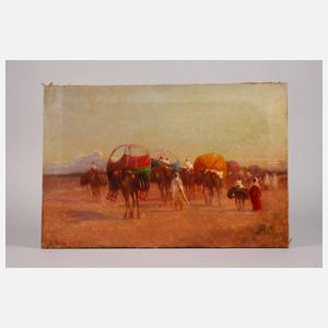 Alexis Delahogue, Karawane