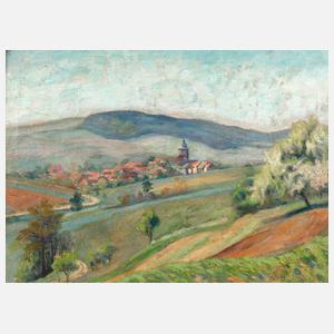 Thekla Diedrich-Wrede, ”Blick auf Mellingen”