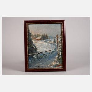 Rudolf Döring, Kleine Winterlandschaft