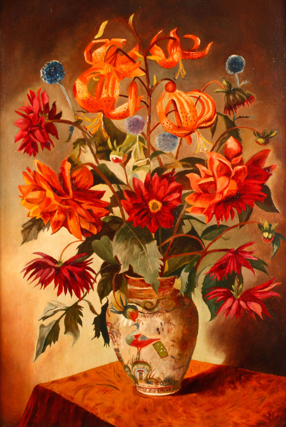 Ernst, Stillleben mit Türkenbundlilie