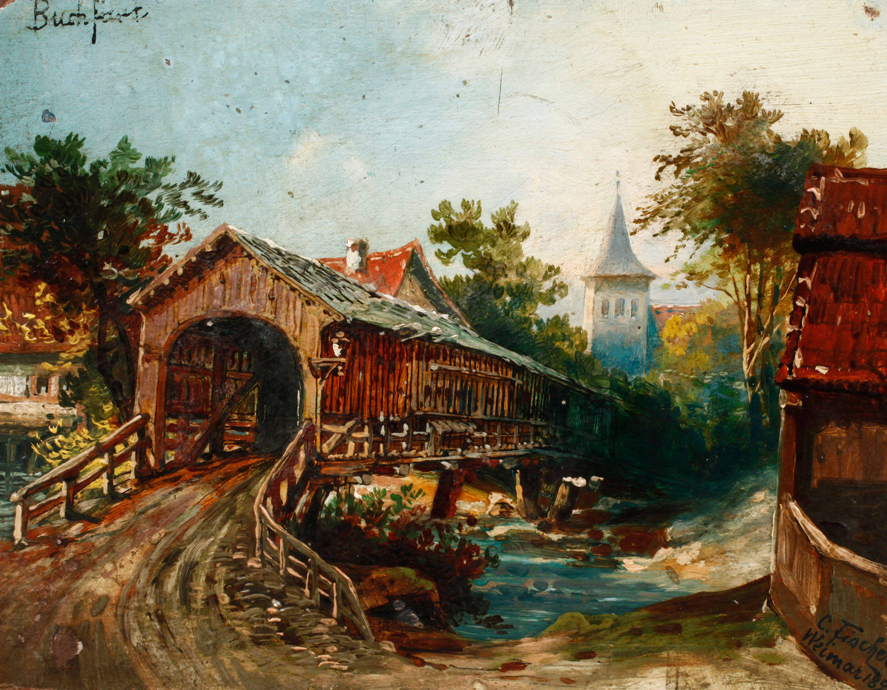Carl Fischer, Die Buchfarter Brücke