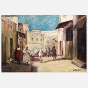 Helena Frenkiel, attr., orientalische Straßenszene
