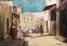 Helena Frenkiel, attr., orientalische Straßenszene