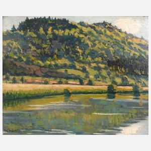 Richard Grieb, ”Elbe bei Schmilka”