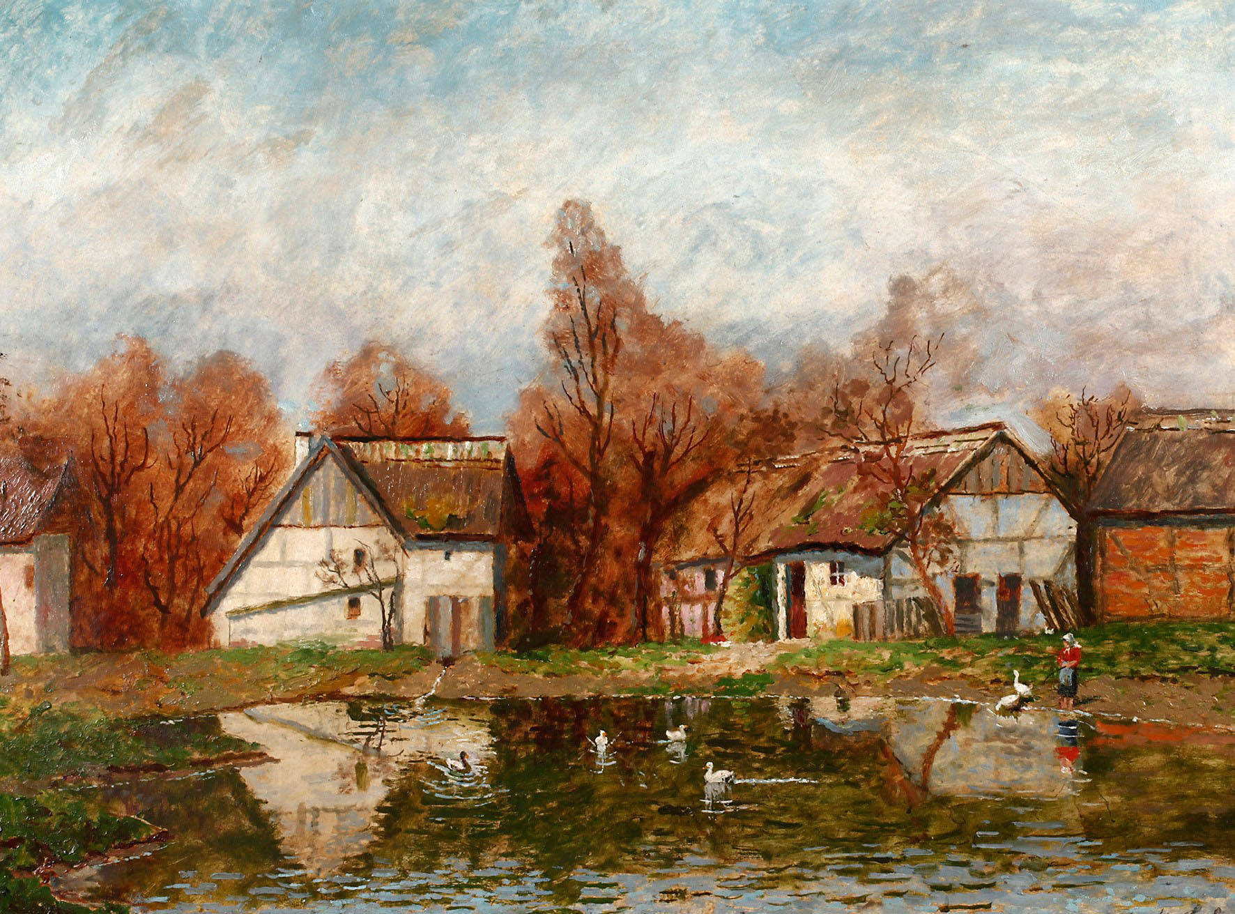 Prof. Martin Gscheidel, attr., ”Dorfidyll”