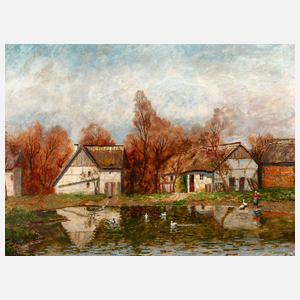 Prof. Martin Gscheidel, attr., ”Dorfidyll”