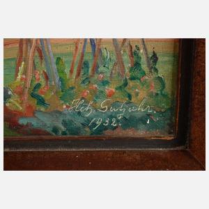 Heinrich Gutjahr, ”Gewitterstimmung bei Uffing ...”