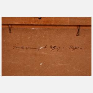 Heinrich Gutjahr, ”Gewitterstimmung bei Uffing ...”