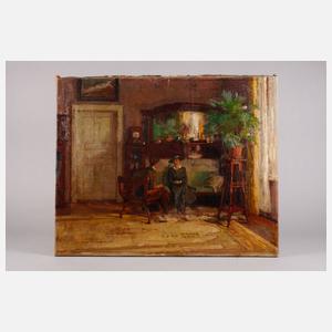 Richard Gutschmidt, Plausch im Jugendstilsalon