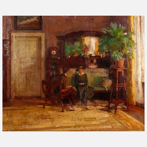 Richard Gutschmidt, Plausch im Jugendstilsalon