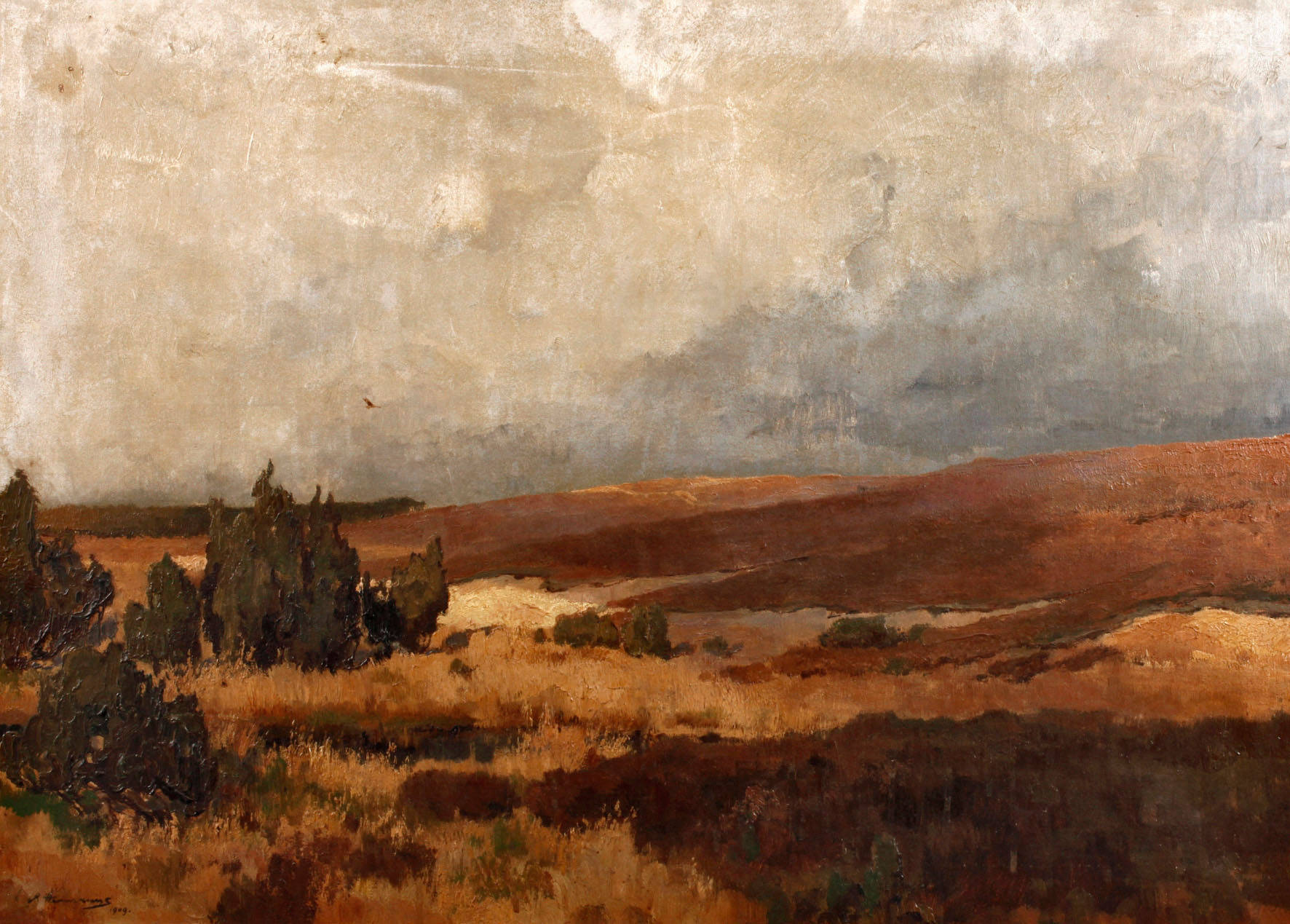 Rudolf Hermanns, ”Munsterheide im Spätherbst”