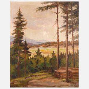 Karl Hübschmann, Mittelgebirgslandschaft