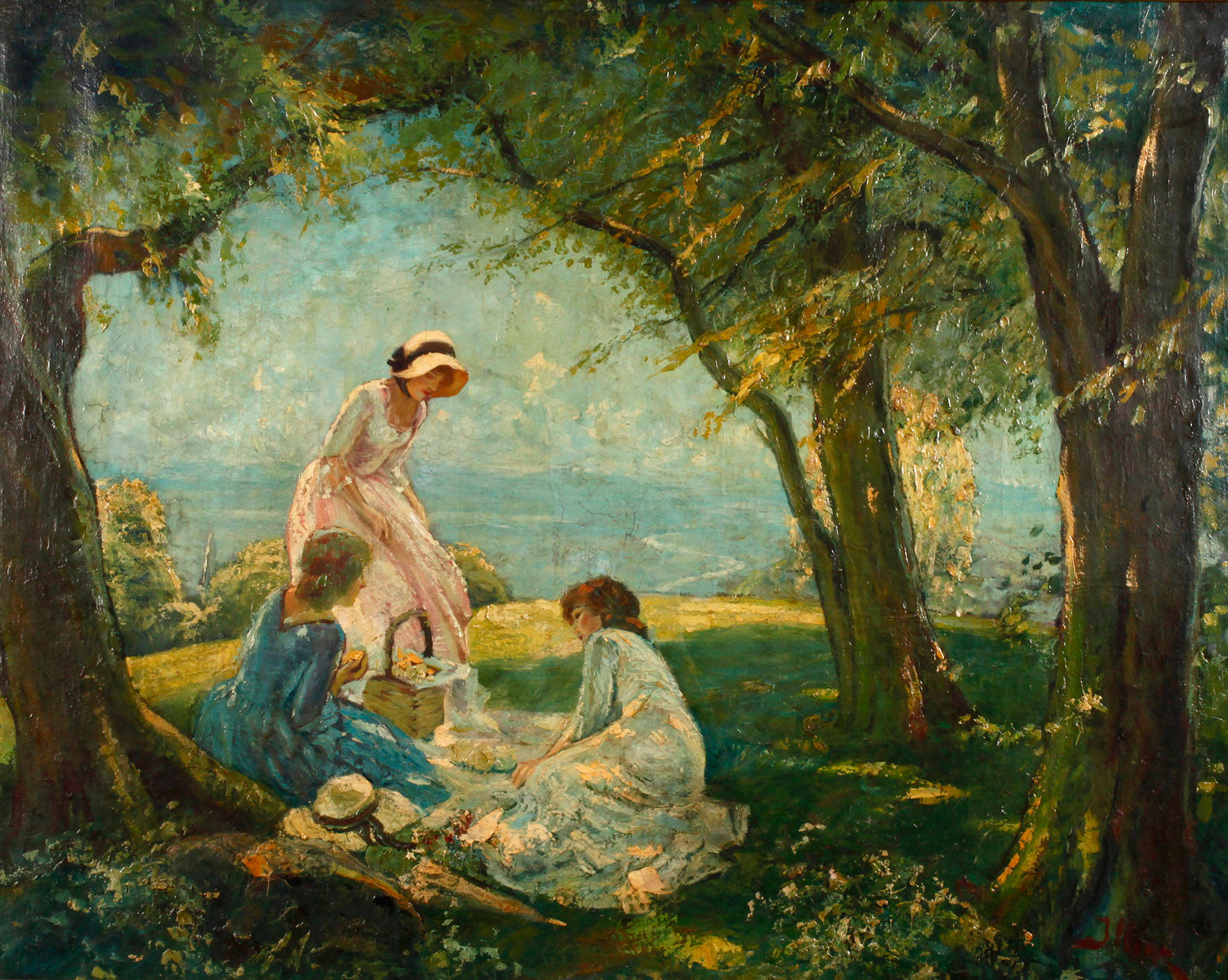 Lipòt Illencz, Frühstück im Freien