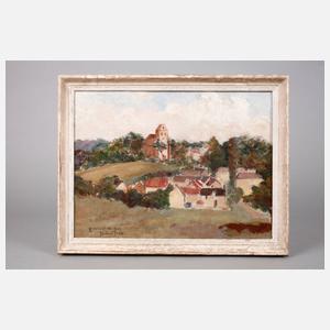 Hubert Jonas, Französische Dorfansicht