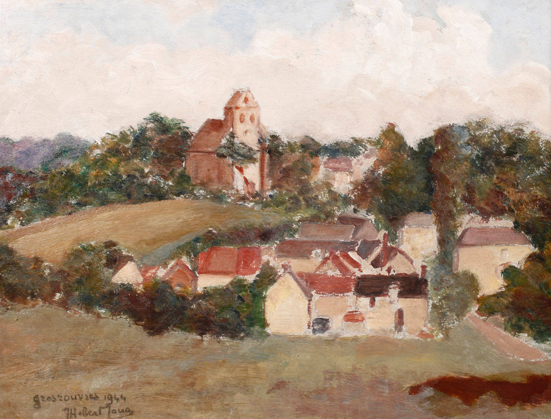 Hubert Jonas, Französische Dorfansicht