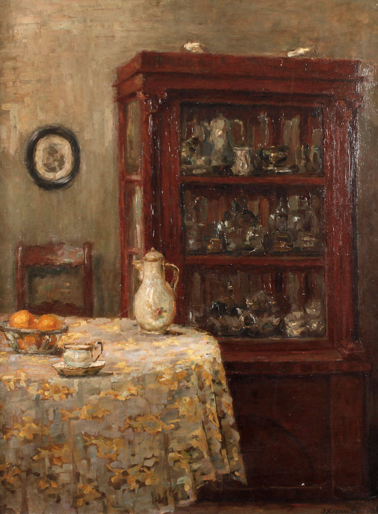 Ottilie Kayser, attr., Stubeninterieur