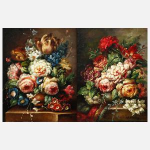 W. Kerling, Pendant Blumenstillleben