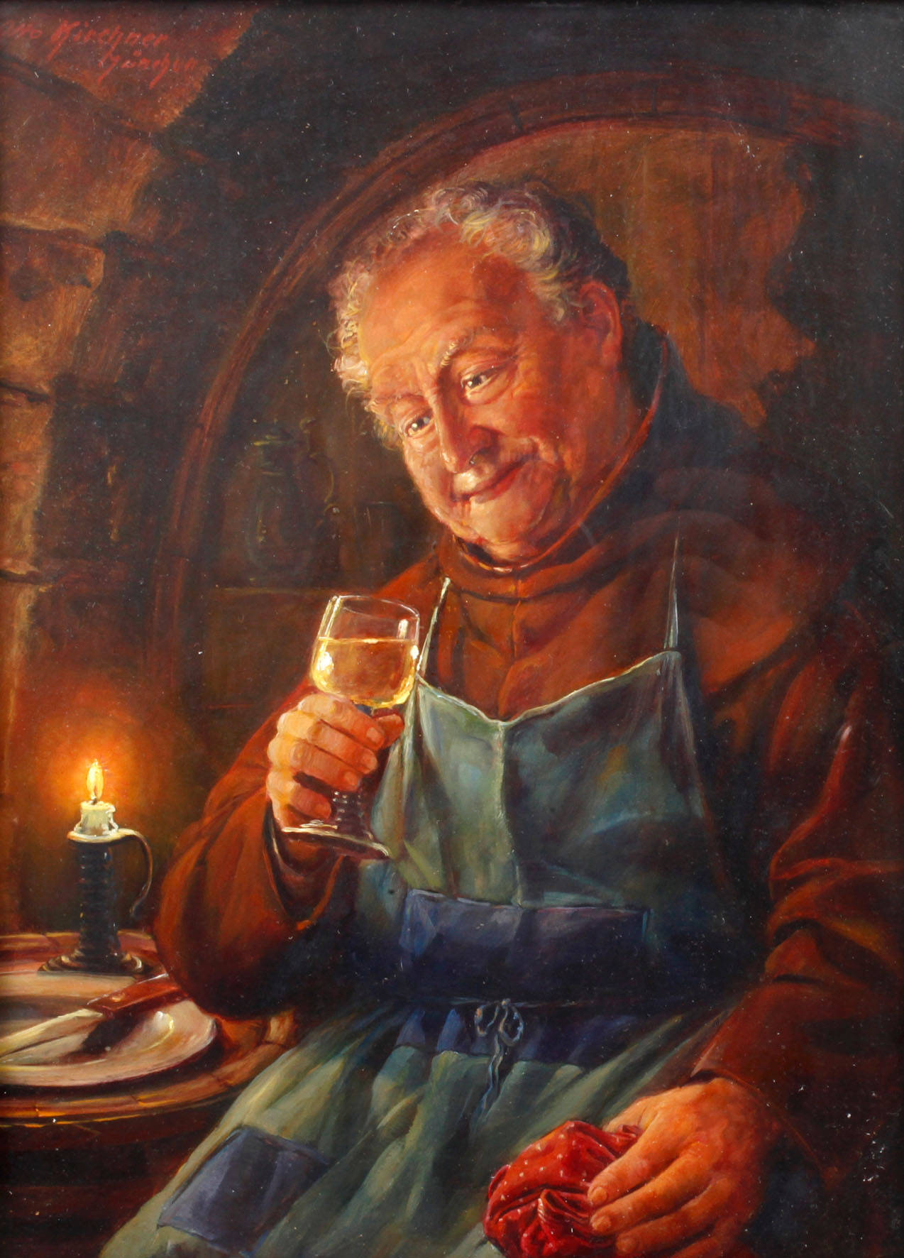 Otto Kirchner, Mönch