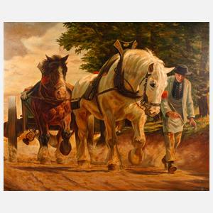 Kloß, Pferdefuhrwerk