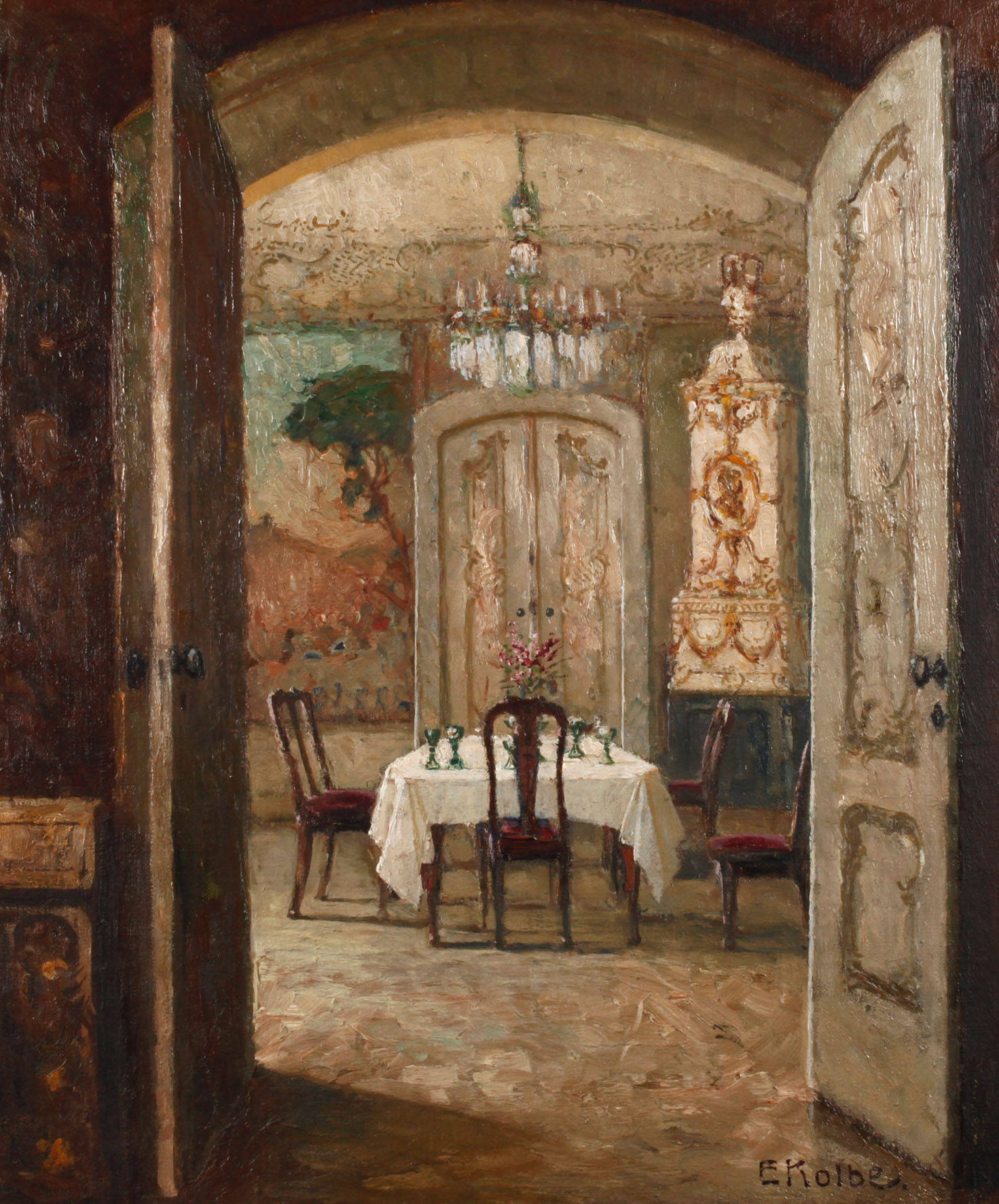 Ernst Kolbe, Schlossinterieur