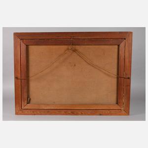 Hein König, attr., Erntelandschaft mit Strohpuppen