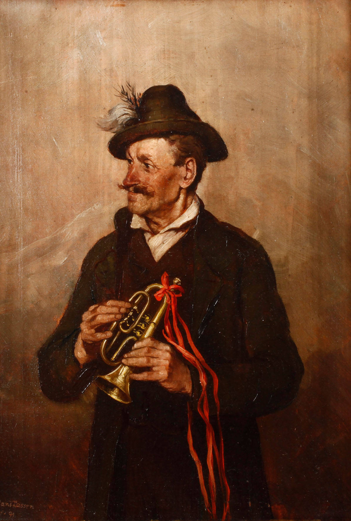 Hans Lassen, Trompeterportrait