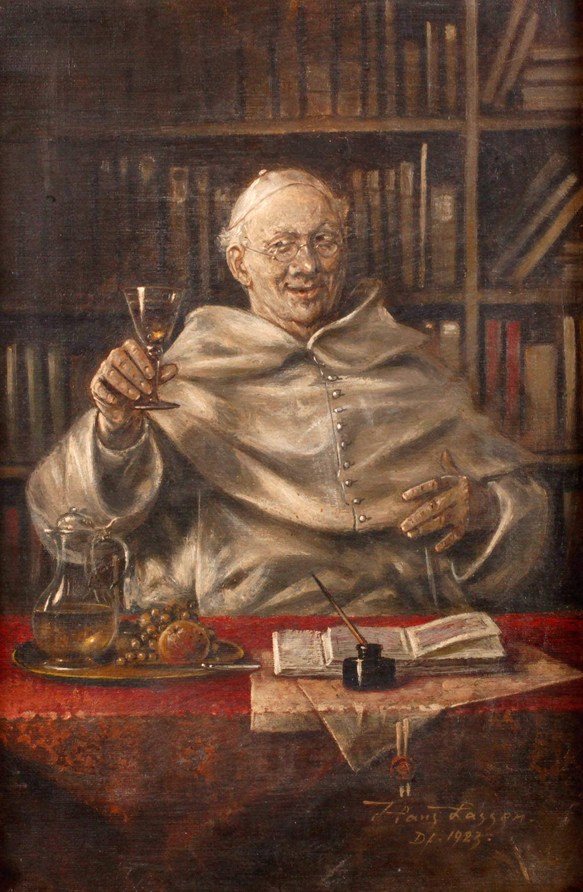 Hans August Lassen, Weintrinker