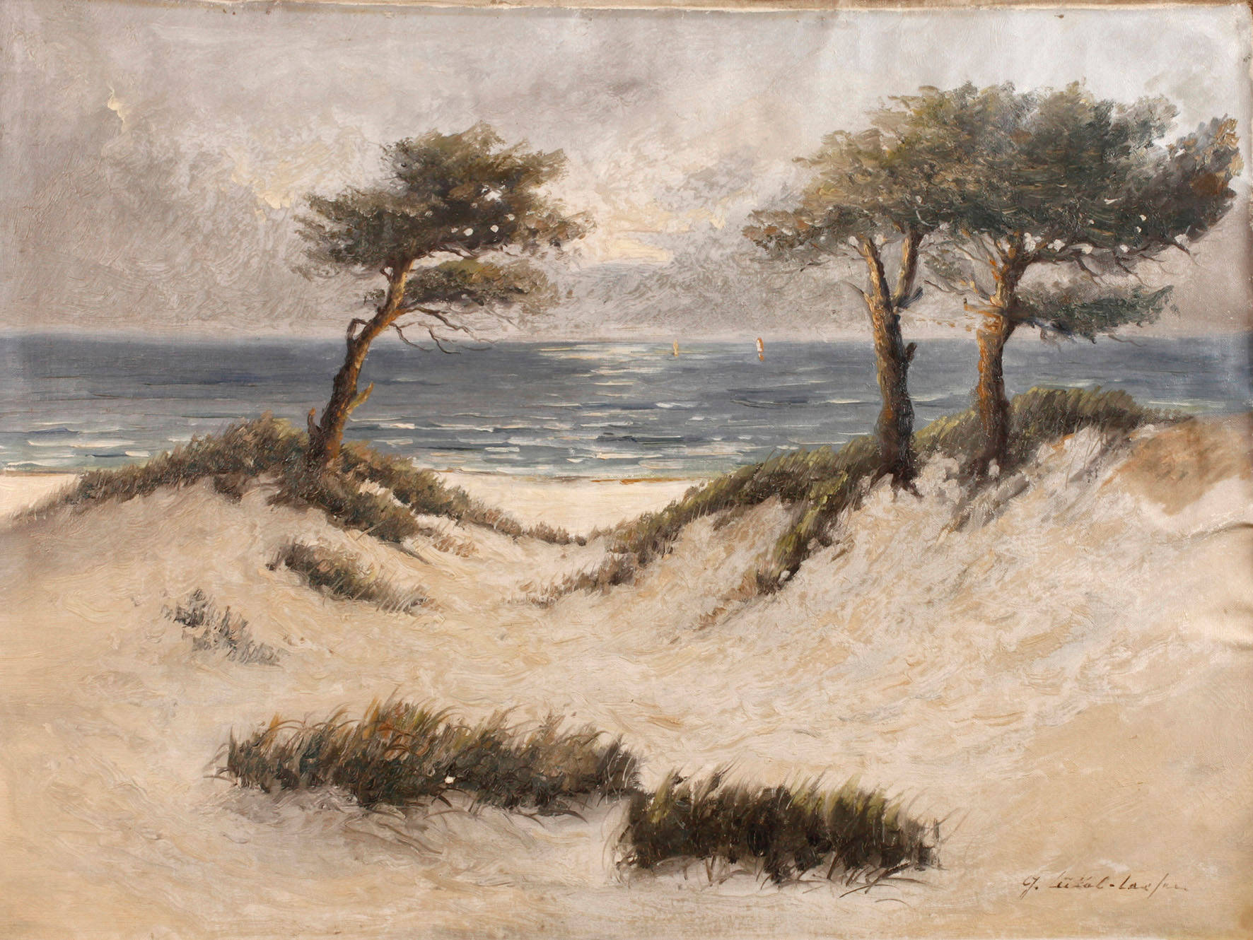 Georg Lukas-Larsen, Windflüchter am Meer