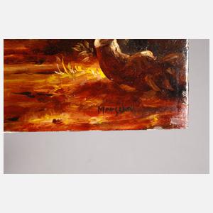 Georg Marschall, Kühe an der Tränke