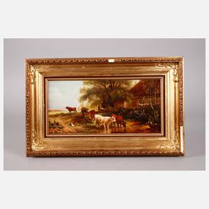 Georg Marschall, Kühe an der Tränke