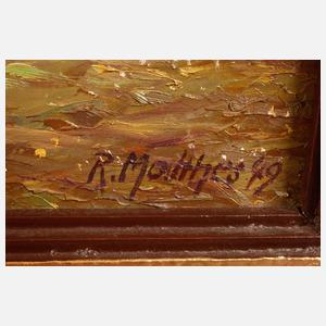 R. Matthes, galoppierende Pferde