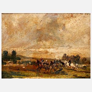 Prof. Max Mayrshofer, Reiter am Fluss