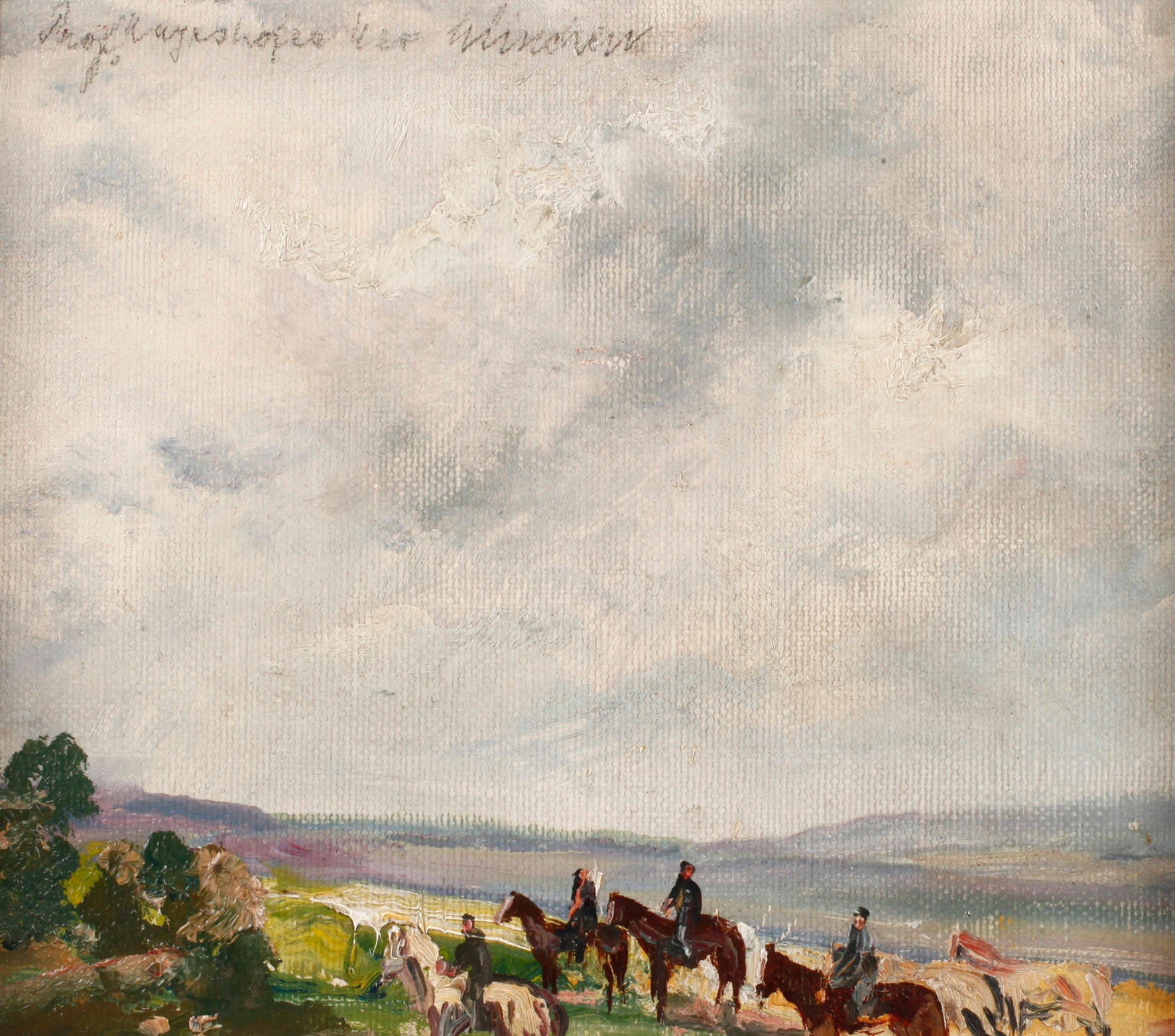 Prof. Max Mayrshofer, Reiter am Fluss