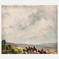 Prof. Max Mayrshofer, Reiter am Fluss111