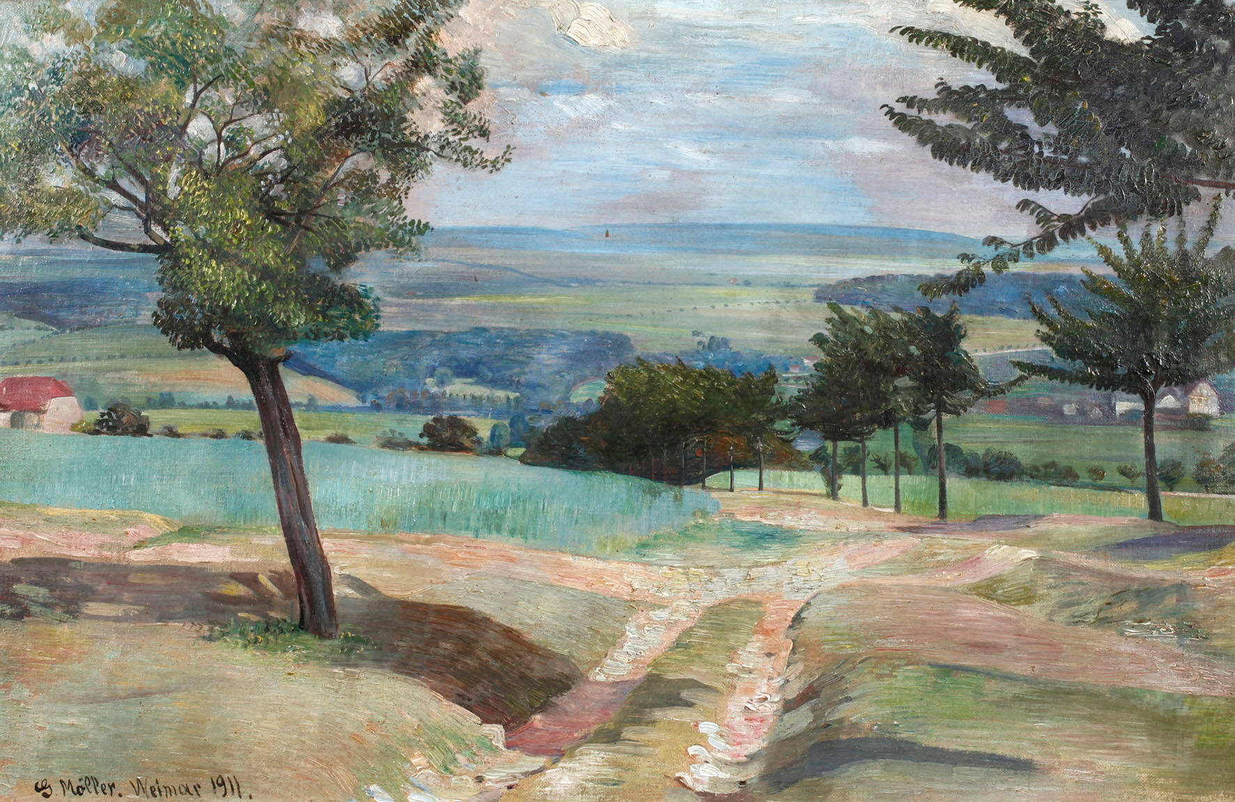 G. Möller, Landschaft bei Weimar
