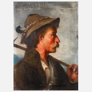 Josef Moroder, attr., Tiroler Bergsteiger