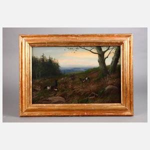 August Mötsch, Balzende Auerhähne