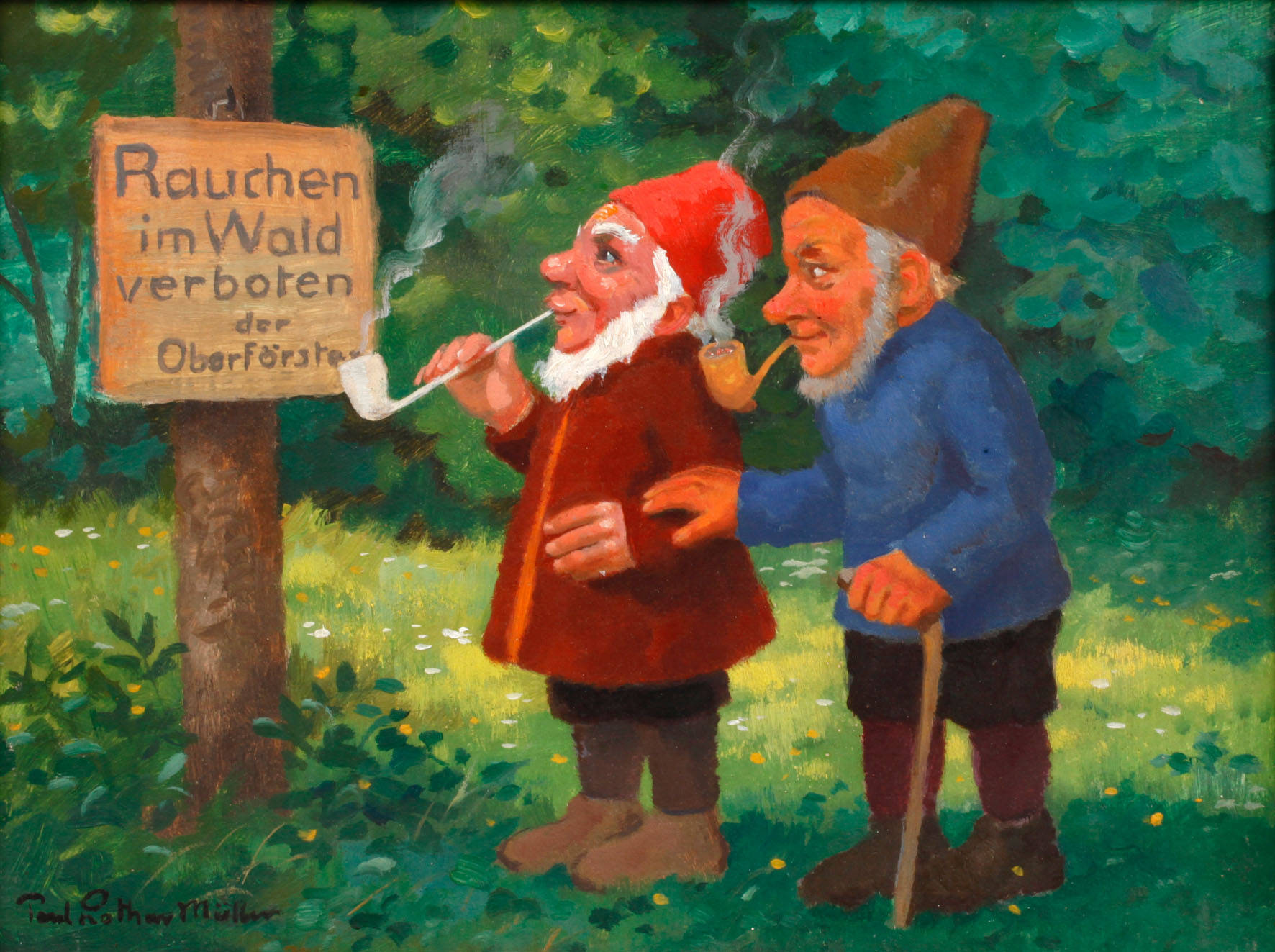 Paul Lothar Müller, Rauchverbot