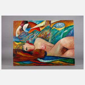 Avaz Mutall, ”Zwei”, liegender Damenakt