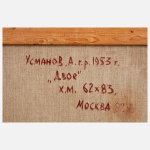 Avaz Mutall, ”Zwei”, liegender Damenakt