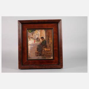 Carl O'Lynch of Town, Straßenszene mit Sitzender