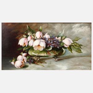Marie Oesterley, Stillleben mit Veilchen