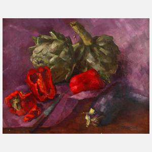 Daie A. Percival, Gemüsestillleben