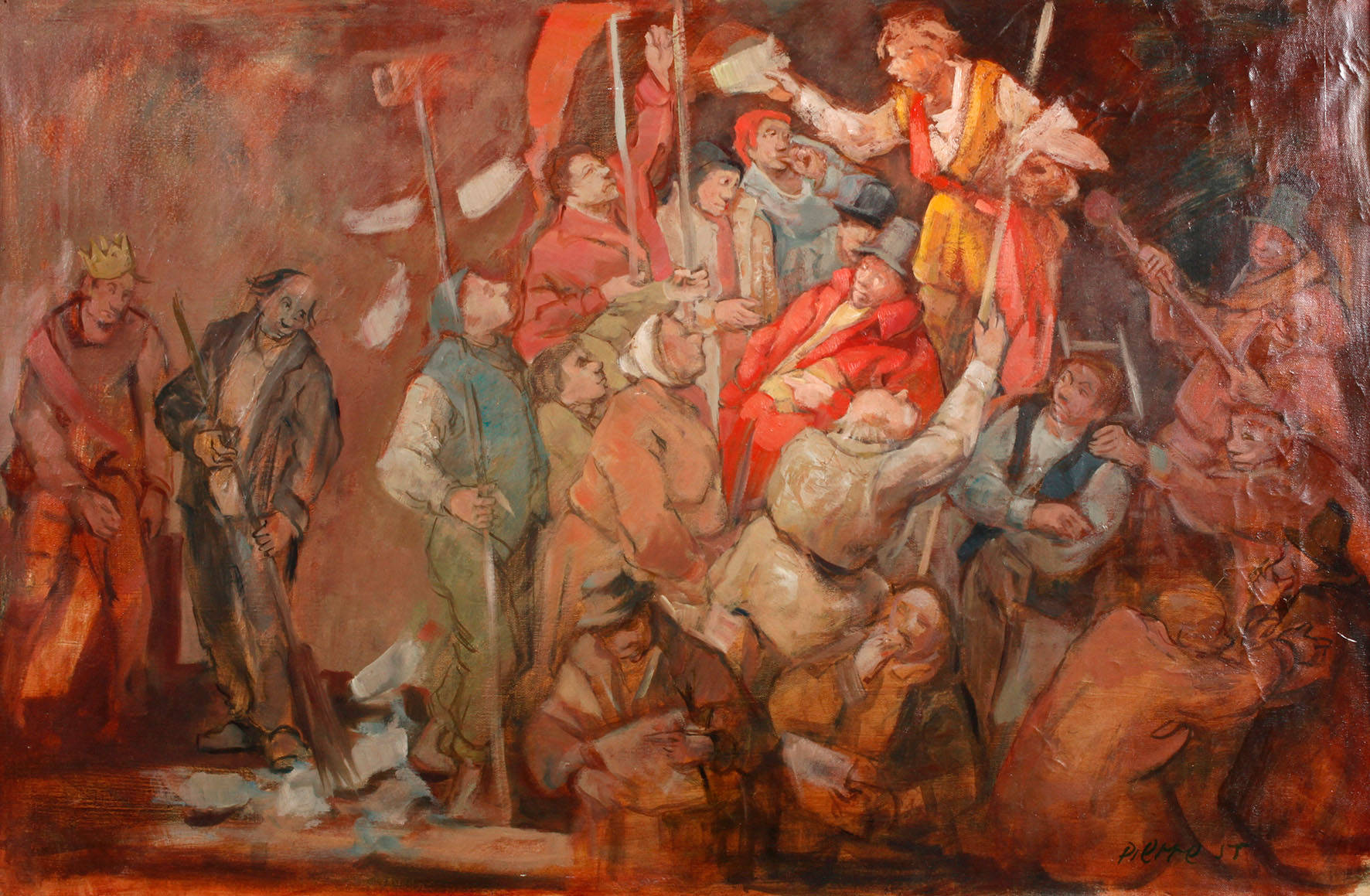 Pierre, Aufruhr mit ratlosem König