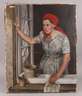 Rudolf Pleissner, ”Frau am Fenster”