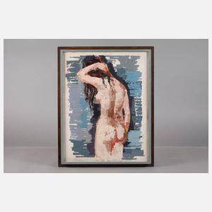 Prof. Andreas Patzelt, attr., Mädchenrückenakt