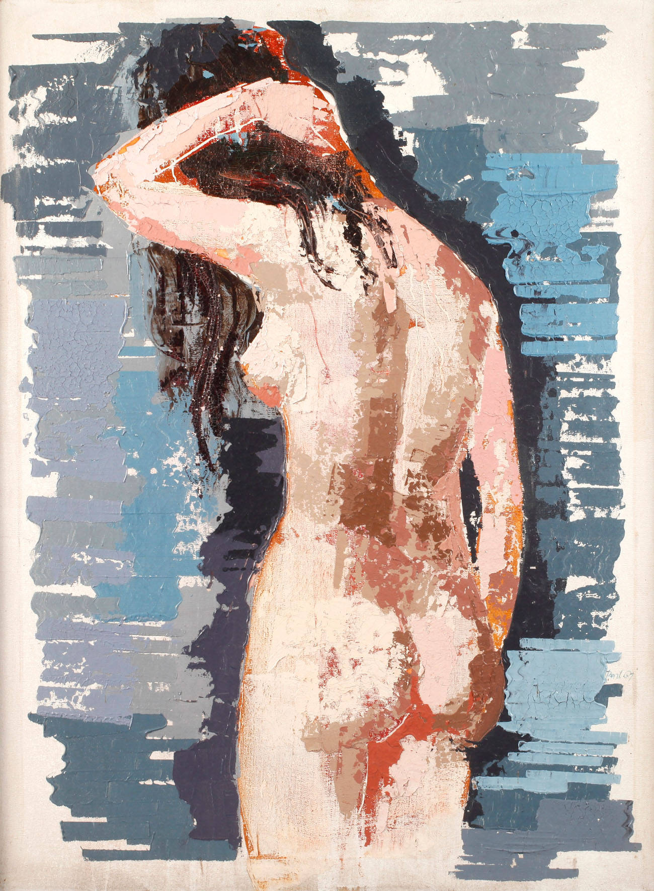 Prof. Andreas Patzelt, attr., Mädchenrückenakt