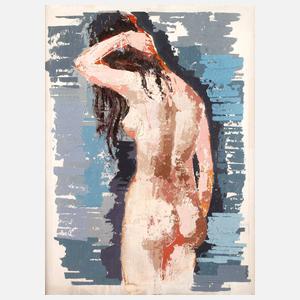 Prof. Andreas Patzelt, attr., Mädchenrückenakt