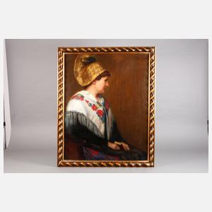 Georg Rank, Frau im Volkstrachtenkostüm